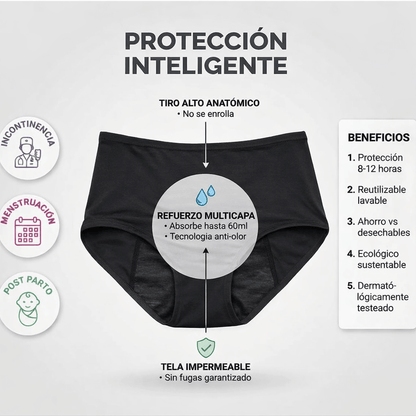 Olvidate de las filtraciones, incluso en tus días más difíciles - Absorbella Ropa Interior